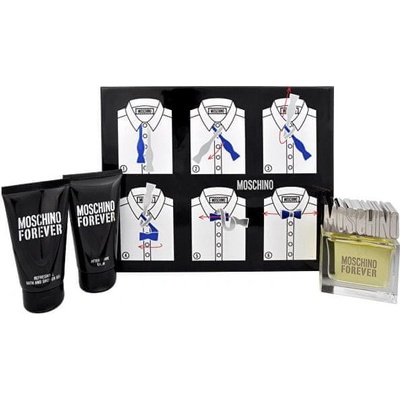 Moschino Forever EDT 50 ml + sprchový gél 50 ml + balzam po holení 50 ml darčeková sada