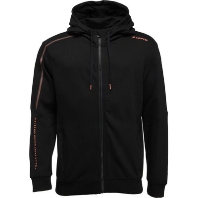 Lotto Logo DUE II Full-Zip Hoodie mikina černá