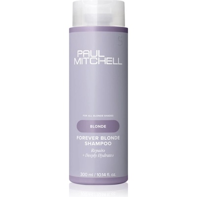 Paul Mitchell Blonde Forever Blonde Shampoo лилав шампоан за изрусена коса, коса с кичури със студени руси нюанси 300ml