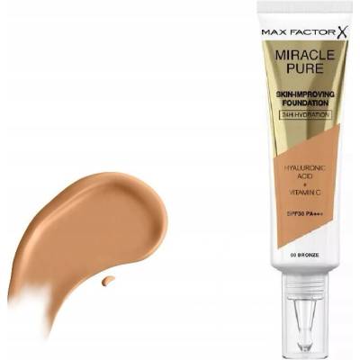 Max Factor Miracle Pure Skin dlouhotrvající make-up SPF30 82 Deep Bronze 30 ml