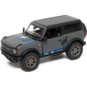 Kinsmart Метална количка Kinsmart Livery Edition - 2022 Ford Bronco, 1: 34, графит (55125)