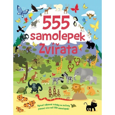 555 samolepiek Zvieratá
