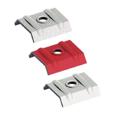 Трапецовидна алуминиева шайба калотка за сандвич панел Ejot Orkan 41-16 Alu-RAL 9006 - брилянт алуминий, 3046284119 - Ш-41 mm, Ъгъл 16 ° - 500 броя (3046284119)