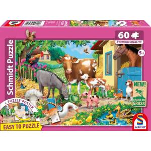 Schmidt Spiele - Puzzle Farm animals - 40 - 99 piese