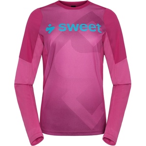 Sweet Protection Дамска фланелка с дълъг ръкав за колоездене Sweet Protection Women's Hunter II Trail Long Sleeve Cycling jersey - Fuchsia - размер XS (156-2830-0211)