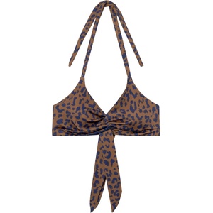 DEDICATED Дамско бикини горнище DEDICATED Women's Bikini Top Gullholma Bikini top - Leopard Light Brown (150-5210-0612)