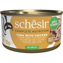 Schesir Jelly cat Tuniak s kuracím 85 g