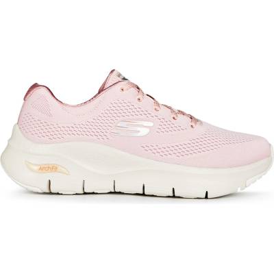 Skechers Дамски маратонки Skechers Engineered Mesh Lace-Up Low-Top Trainers Womens - Light Pink