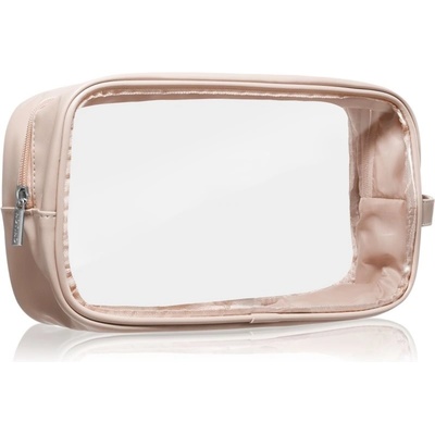 Notino Travel Collection large clear kosmetická taštička beige