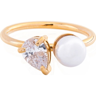 Franco Bene Twin promise ring pozlacený 2970