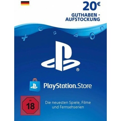 PlayStation predplatená karta 20 € DE