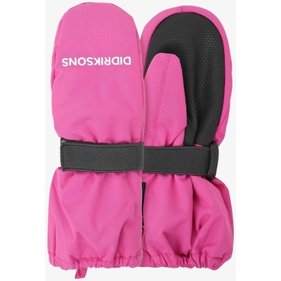 Didriksons Biggles Zip mitten plastic pink