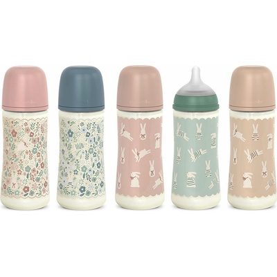 Suavinex Kojenecká láhev Wonderland fyziol průtok L 360 ml