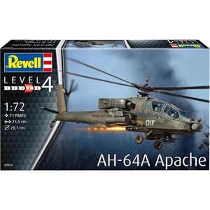 Revell Сглобяем модел, Revell, Военен хеликоптер AH-64A Apache, 71 части