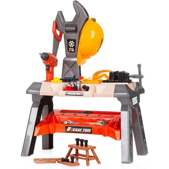 Chipolino Детска играчка Chipolino - Работна маса с инстументи, 63 части (DIPK002408WT)