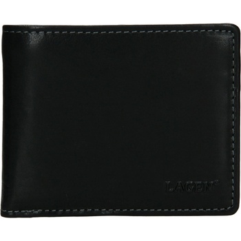 Lagen pánska kožená peňaženka W 8120 čierna