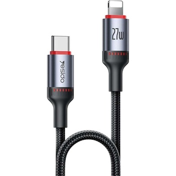 YESIDO CA184 Type-C към Lightning Кабел 27W за Бързо Зареждане 2 м
