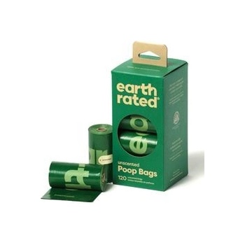 Earth Rated Vrecká na psie exkrementy bez vône 8 roliek