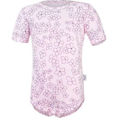 Little Angel Body tenké tričko Outlast® s UV faktorom ružová baby kvietky