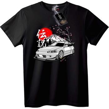 NOONEBRAND Тениска Японска Легендарна Кола - 7XL, White