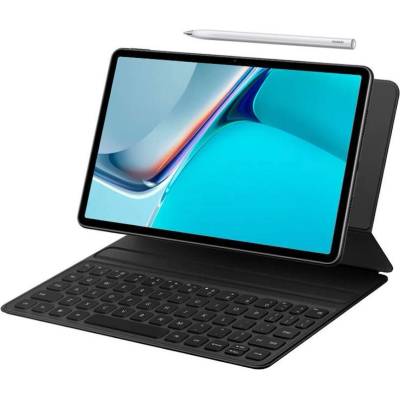 Huawei Matepad 11 (2021) 128GB, 6GB RAM, Wi-Fi Git Set - комплект таблет, писалка и калъф с клавиатура (сив)