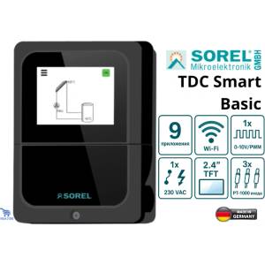 Sorel mikroelektronik - Германия Sorel TDC Smart Basic Соларно управление за 9 приложения (S11005)
