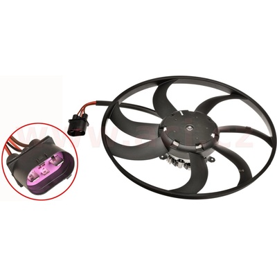 VAN WEZEL Ventilátor chladenia motora VAN WEZEL 0332744