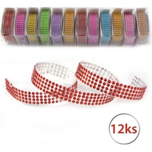 Jenifer No.100283 Samolepiace kamienky 3 mm 6240 ks farebné