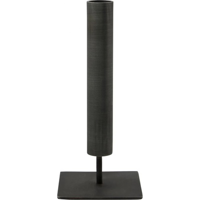 House Doctor Kovový svícen Kolo Black 18 cm, černá barva, kov