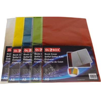 Подвързия А5 самозалепваща, плътна, цветна globox