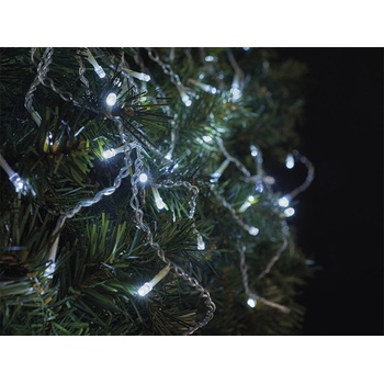 Emos ZY2001 Vánoční osvětlení Connecting 100LED spojovací řetěz krápníky 2,5x0,9m studená bílá blikající