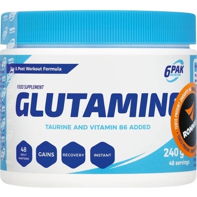 6PAK Nutrition Glutamine 240 g