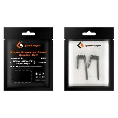 GeekVape Staple Staggered Fused Clapton KA1 předmotané spirálky