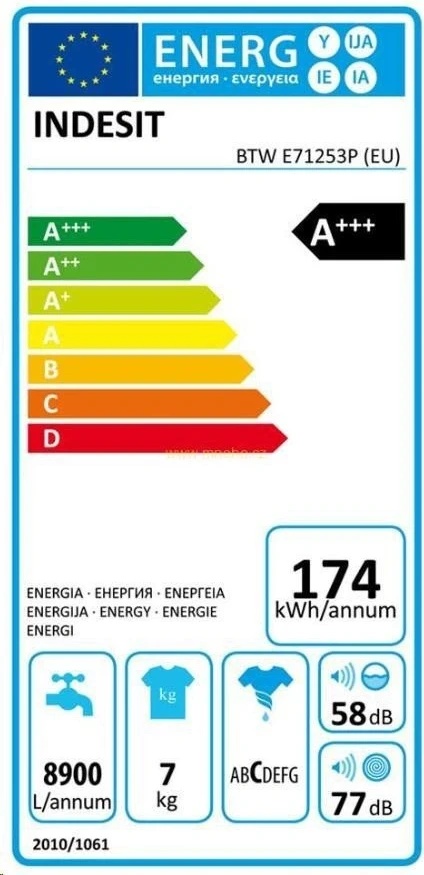 Indesit BTW E71253P