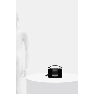 KARL LAGERFELD чанта crossbody дамска от велур K/NOVA (A4W30276) - answear - 508,32 лв