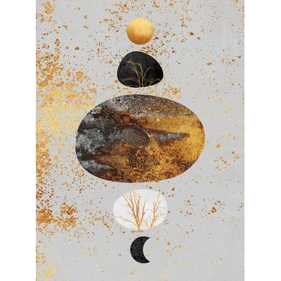 Plagát, Obraz - Sun And Moon, Elisabeth Fredriksson, 30 × 40 cm