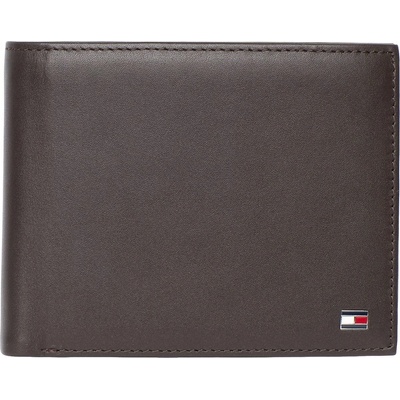 Tommy Hilfiger pánska kožená peňaženka Eton CC And Coin Pocket GBT/201 Dark Brown TH