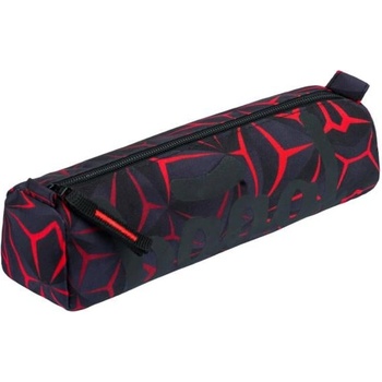 Baagl Ученически калъф Red Polygon