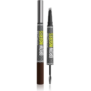 Maybelline new york Brow Inserts маркер за вежди с четка 2 в 1 цвят 06 Black Brown 1.25ml