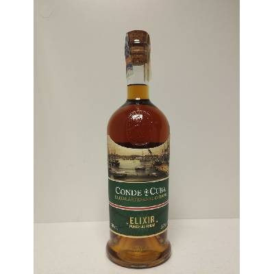 Rum Conde DE CUBA ELIXÍR 32% 0,7 l (holá láhev)
