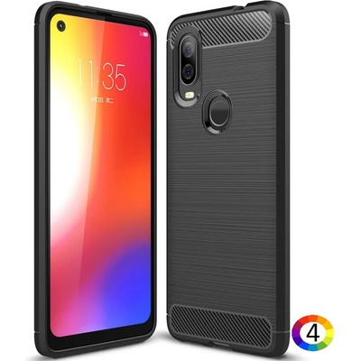 Motorola One Vision / P40 Carbon Fiber Удароустойчив Калъф и Протектор