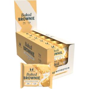 MyProtein Baked Protein Brownie [12 x 75 грама] Бял шоколад