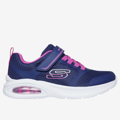 Skechers Microspec detská obuv modro-ružová