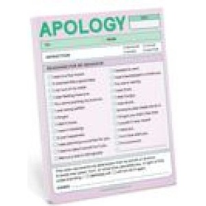 Knock Knock Apology Nifty Note (Pastel Version) | Knock Knock