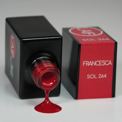 Laif Gel lak červený SOL 264 Francesca 10 ml