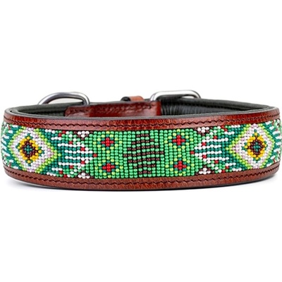 Kay-line kožený obojok Aztec