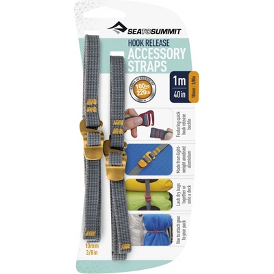 Sea To Summit popruh Accessory Strap with Hook Buckle 10mm Webbing 1 m