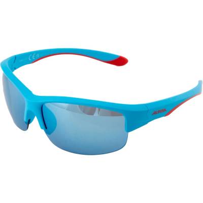 Alpina Детски слънчеви очила Alpina Kid's Flexxy Youth HR Mirror Cat 3 Sunglasses - Blue / Red Matt / Blue Mirror - размер One Size (205-2232-0311)