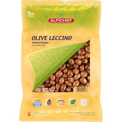 Alfi Olivy Leccino tmavé v oleji bez pecky 1 kg