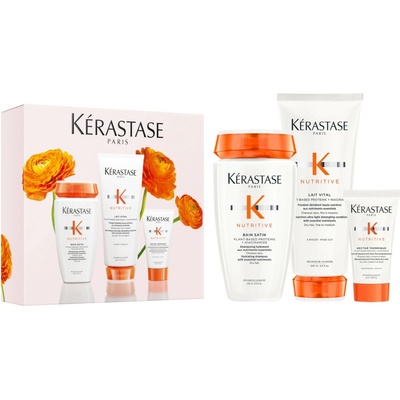 Kérastase Nutritive Trio šampon 250 ml + kondicionér 200 ml + termoochranné mléko 50 ml dárková sada